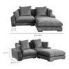 Moe's Tumble Nook Modular Sectional