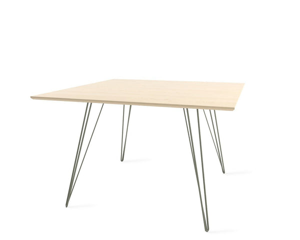 Tronk Williams Dining Table - Rectangular Small Maple Blood Red