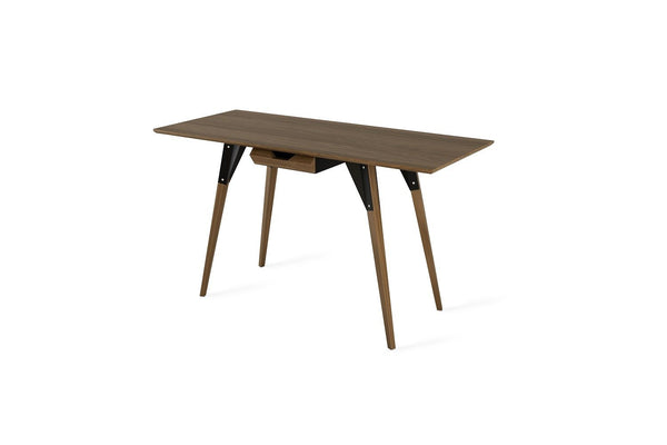 Tronk Clarke Desk No Drawer Walnut Black