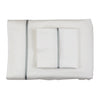 Ann Gish Cotton Sheet Set w/ Charmeuse Trim