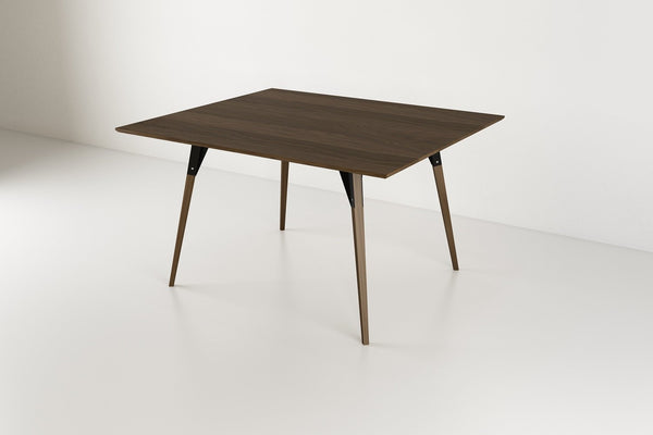 Tronk Clarke Dining Table - Rectangular Small Walnut Black
