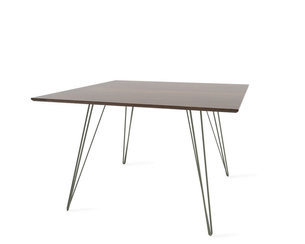 Tronk Williams Dining Table - Rectangular Small Maple Blood Red