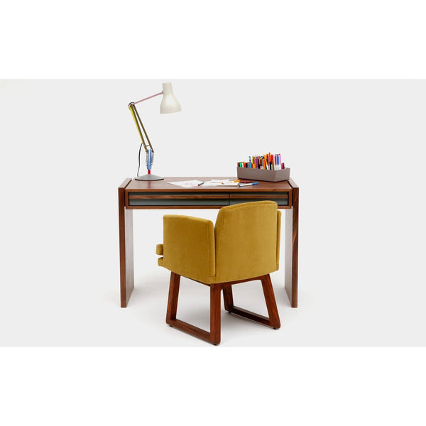 Artless Single Unit Writing Desk Battleship Gray 