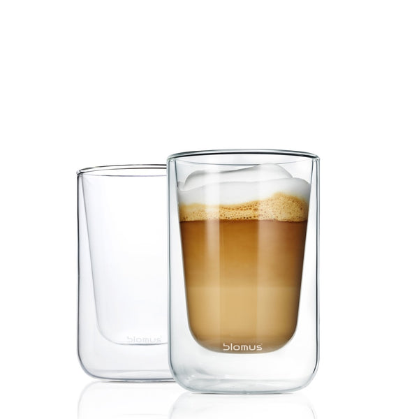 Blomus Nero Coffee Glasses - Tall - Set of 2