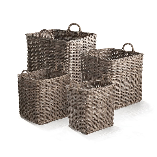 Napa Home & Garden Square Apple Baskets - Set of 4