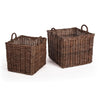 Napa Home & Garden Normandy Square Baskets w/ Handles - Set of 2