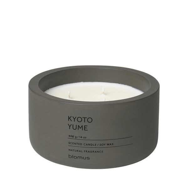 Blomus Fraga Scented Candle in Concrete - 3 Wick