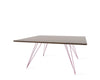 Tronk Williams Coffee Table - Rectangular Small Walnut Pink