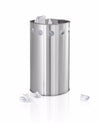 Blomus Stainless Steel Wastepaper Basket 3.5 Gallon - Circles