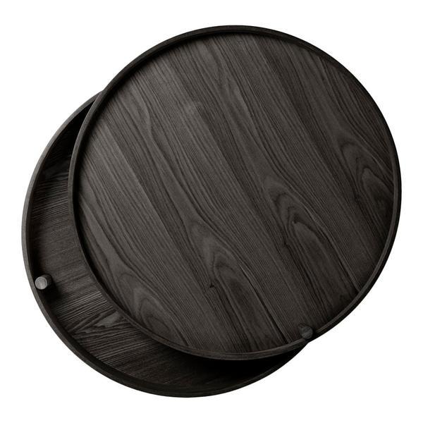 Menu Turning Table Black Ash Brass 