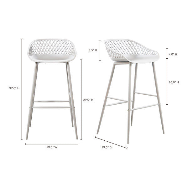 Moe's Piazza Outdoor Barstools - Set of 2