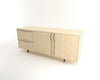 Tronk Chapman Small Credenza Storage Unit Maple Black 