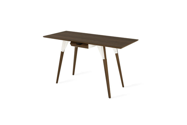 Tronk Clarke Desk No Drawer Walnut Black
