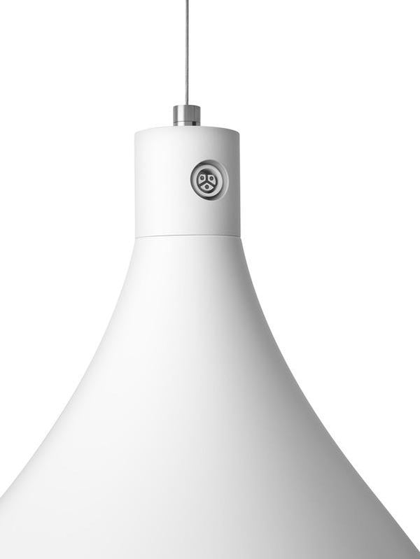 Pablo Swell Single String Pendant - Wide Black / Brass 