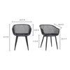 Moe's Piazza Outdoor Chair - Set of 2