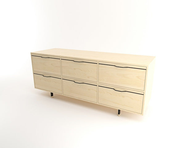 Tronk Chapman Storage Dresser Walnut Black 