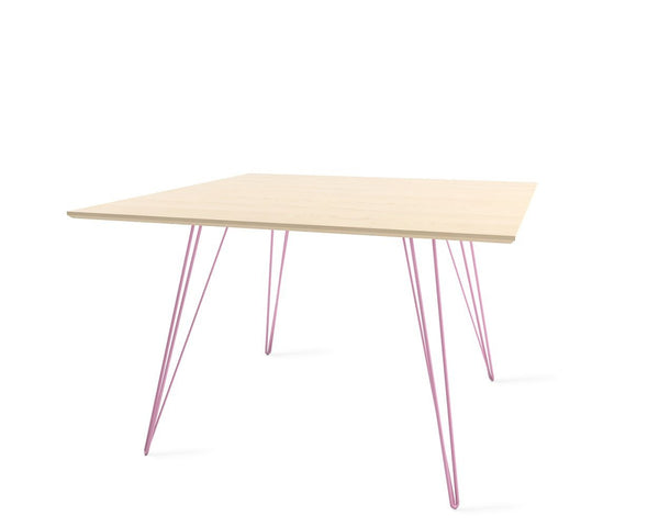 Tronk Williams Dining Table - Rectangular Small Maple Blood Red