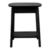 Another Country Hardy Side Table Ash Black Painted With Drawer 