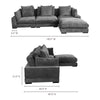 Moe's Tumble Lounge Modular Sectional