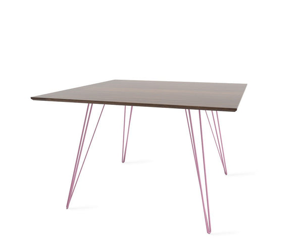 Tronk Williams Dining Table - Rectangular Small Maple Blood Red