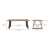 Moe's Mila Live Edge Dining Table - Rectangular