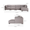 Moe's Romeo Modular Sectional