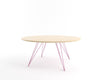 Tronk Williams Coffee Table - Oval Large Maple Pink