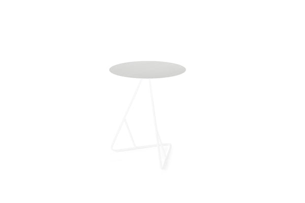 Tronk James End Table Black Base / Black Oak Top 