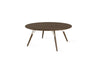 Tronk Clarke Coffee Table - Circular Large Walnut White
