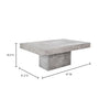 Moe's Maxima Outdoor Coffee Table