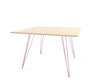 Tronk Williams Dining Table - Square Small Maple Pink