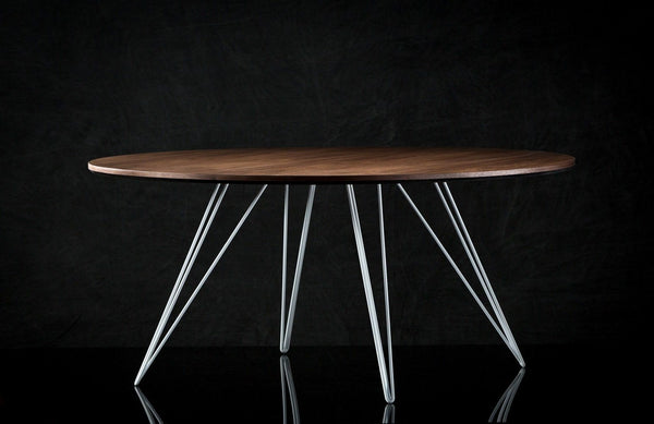 Tronk Williams Coffee Table - Circular Small Maple Blood Red
