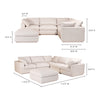 Moe's Justin Signature Modular Sectional