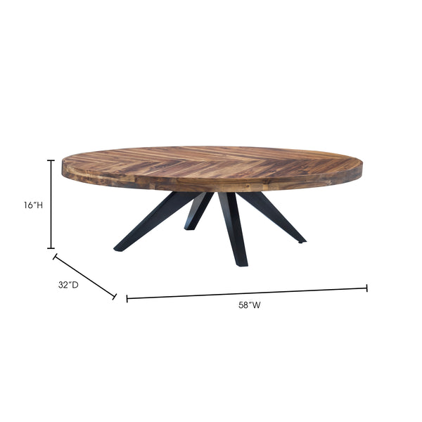 Moe's Parq Coffee Table - Oval