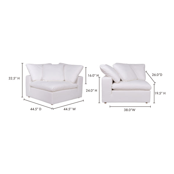 Moe's Clay Corner Chair