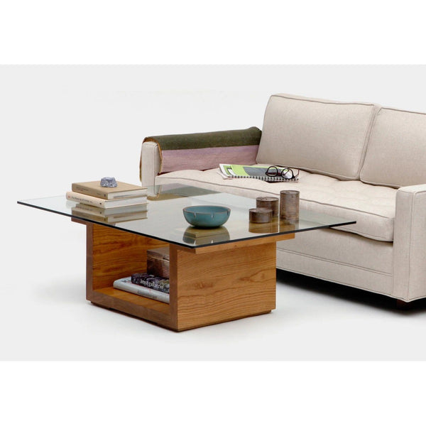 ARTLESS SQG 42 Coffee Table White Oak 
