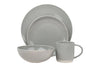 Canvas Home Shell Bisque 4 Piece Place Setting Grey 