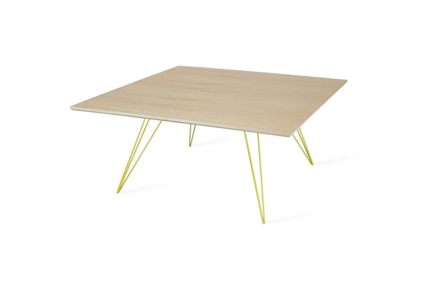 Tronk Williams Coffee Table - Square Small Maple Blood Red