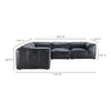 Moe's Luxe Classic L Modular Sectional