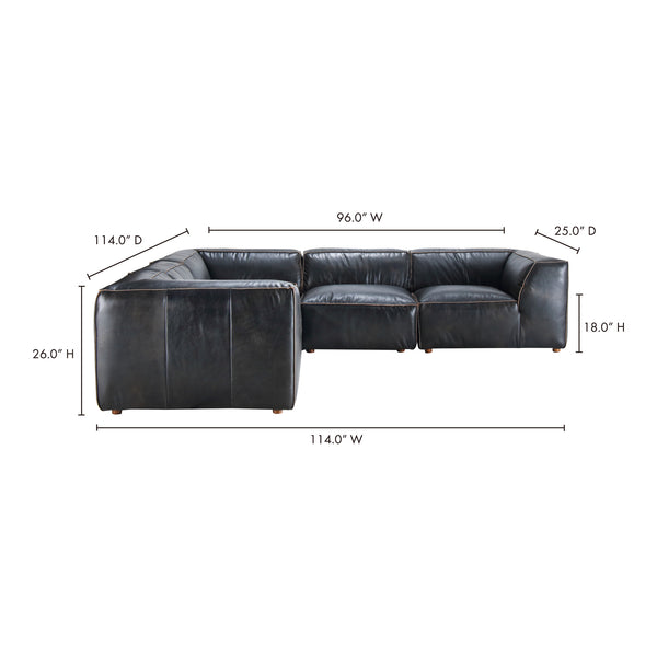 Moe's Luxe Classic L Modular Sectional