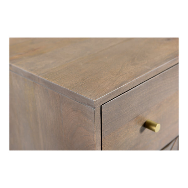 Moe's Corolla Three Drawer Chest
