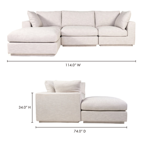 Moe's Justin Lounge Modular Sectional