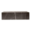 Menu Plinth Low Grey Marble 