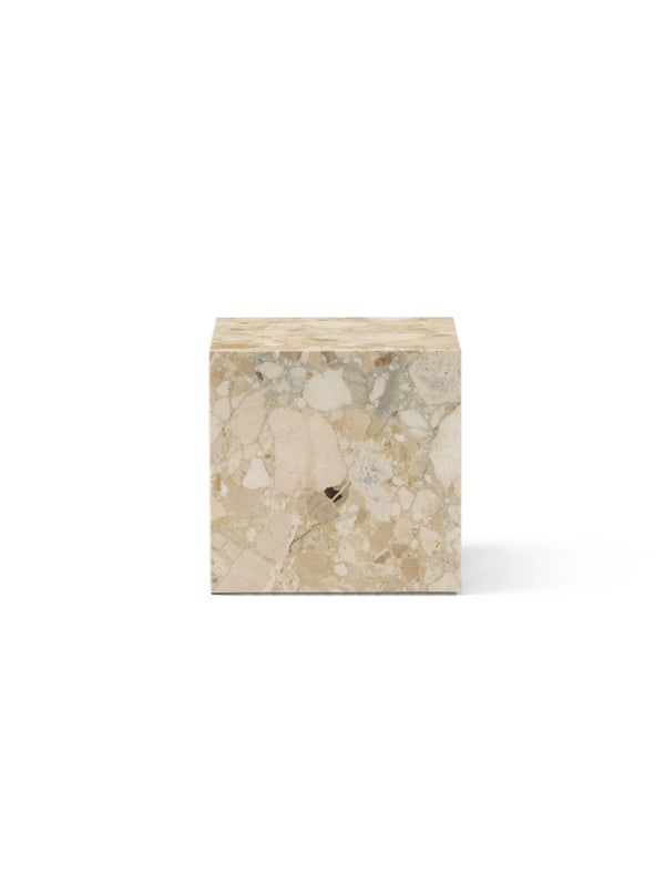 Menu Plinth Cubic White Carrara Marble 
