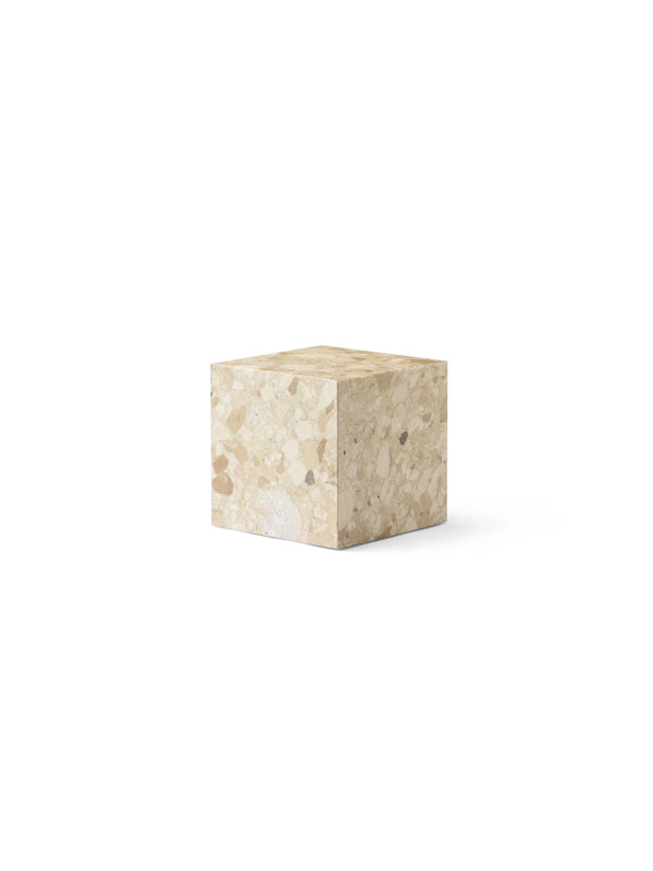 Menu Plinth Cubic White Carrara Marble 