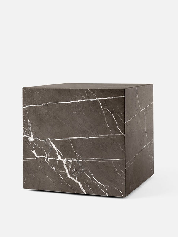 Menu Plinth Cubic White Carrara Marble 