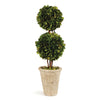 Napa Home & Garden Boxwood Double Sphere Topiary - 20”