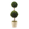 Napa Home & Garden Boxwood Double Sphere Topiary - 28”