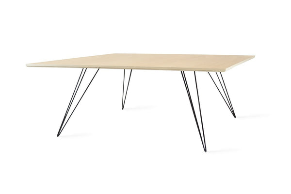 Tronk Williams Coffee Table - Square Small Maple Blood Red