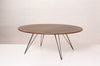 Tronk Williams Coffee Table - Oval Small Walnut Black